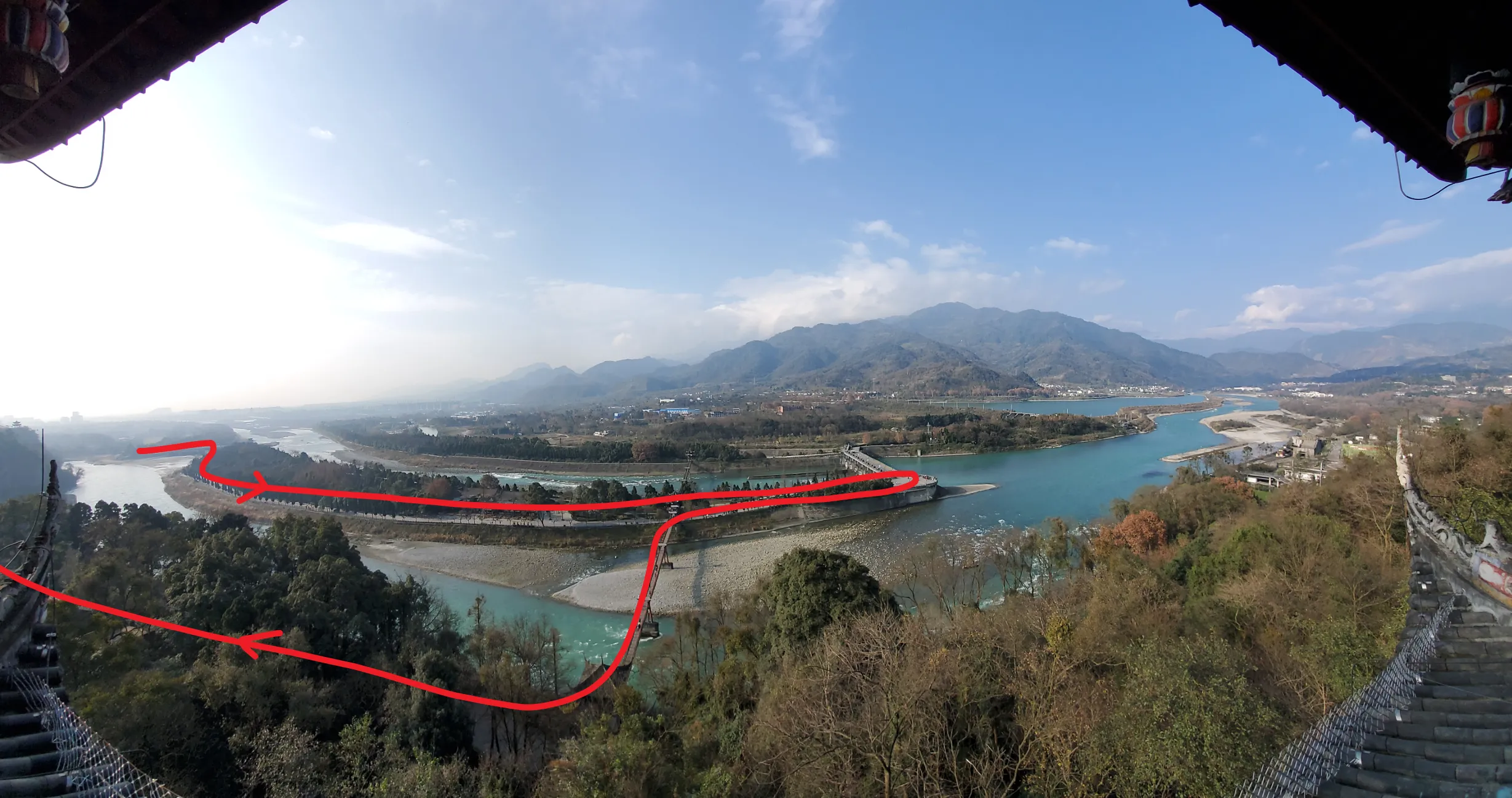 都江堰全景
